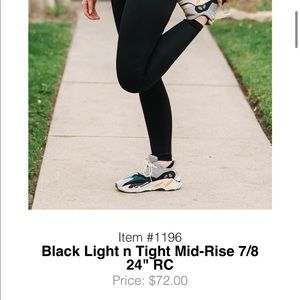 Black Mid rise Light n Tights